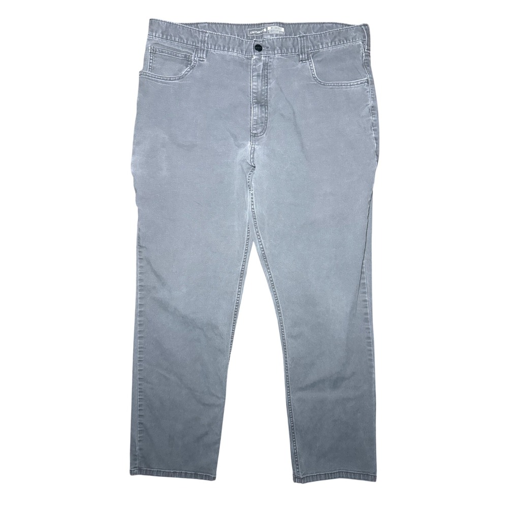 Carhartt Rugged Flex Relaxed Fit Pants Men Size 38x32 Gray